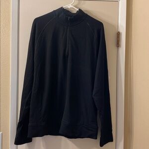 Lululemon Men's Black Half-Zip Sweater